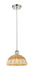 Innovations - 516-1P-PN-NBD2-9-NAT - One Light Mini Pendant - Ballston - Polished Nickel