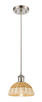 Innovations - 516-1P-SN-NBD2-75-NAT - One Light Mini Pendant - Ballston - Brushed Satin Nickel