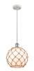 Innovations - 516-1P-WPC-G121-10RB - One Light Mini Pendant - Ballston - White Polished Chrome