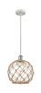 Innovations - 516-1P-WPC-G122-10RB - One Light Mini Pendant - Ballston - White Polished Chrome