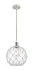 Innovations - 516-1P-WPC-G122-10RW-LED - LED Mini Pendant - Ballston - White Polished Chrome