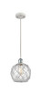 Innovations - 516-1P-WPC-G122-8RW - One Light Mini Pendant - Ballston - White Polished Chrome