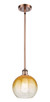 Innovations - 516-1S-AC-G483-8AM - One Light Mini Pendant - Ballston - Antique Copper