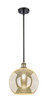 Innovations - 516-1S-BAB-G128-12 - One Light Mini Pendant - Ballston - Black Antique Brass
