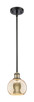 Innovations - 516-1S-BAB-G128-6 - One Light Mini Pendant - Ballston - Black Antique Brass