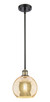 Innovations - 516-1S-BAB-G128-8 - One Light Mini Pendant - Ballston - Black Antique Brass
