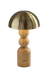 Adesso Home - 3178-12 - LED Table Lamp - Connie - Natural & Antique Brass