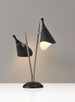 Draper Two Light Desk Lamp (3235-01)