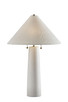 Adesso Home - 3243-02 - Two Light Table Lamp - Waylon - White & Antique Brass