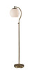 Adesso Home - 3262-21 - Floor Lamp - Swirl - Antique Brass