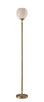 Adesso Home - 3265-21 - Torchiere - Swirl - Antique Brass
