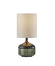 Adesso Home - 3526-01 - Table Lamp - Marina - Black Rubberwood W. Smoked Glass