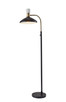 Adesso Home - 3759-01 - Floor Lamp - Patrick - Black W/ Brass