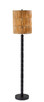 Adesso Home - 4356-01 - One Light Floor Lamp - Norfolk - Black Wood