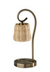 Adesso Home - SL1194-12 - Candlewarmer Lamp - Perry - Antique Brass