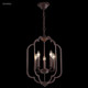 James R. Moder - 41104DB22 - Five Light Chandelier - Lantern - Dark Brown