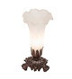 Meyda Tiffany - 11259 - One Light Accent Lamp - White - Mahogany Bronze