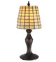 Meyda Tiffany - 112679 - One Light Mini Lamp - Geometric - Mahongany Bronze
