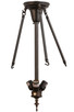 Meyda Tiffany - 115266 - Three Light Semi Flush w/Rods Hardware - Traditional - Craftsman Brown