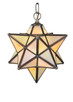 Meyda Tiffany - 12123 - One Light Mini Pendant - Moravian Star - Antique Brass