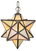 Meyda Tiffany - 12133 - One Light Pendant - Moravian Star - Mahogany Bronze