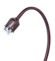 Amber/Green Pond Lily One Light Accent Lamp (12386)