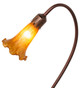 Amber One Light Accent Lamp (12432)