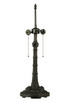 Meyda Tiffany - 12608 - One Light Mini Lamp - Pink/White Tiffany Pond Lily - Mahogany Bronze