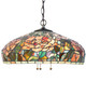 Tiffany Peony Three Light Pendant (12752)
