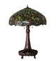 Tiffany Hanginghead Dragonfly Three Light Table Lamp (129745)