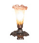 Meyda Tiffany - 13380 - One Light Accent Lamp - Amber/Purple - Mahogany Bronze
