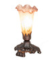 Amber/Purple One Light Accent Lamp (13380)