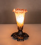 Amber/Purple One Light Accent Lamp (13380)