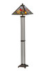 Meyda Tiffany - 151699 - Two Light Floor Lamp - Robin - Mahogany Bronze
