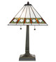 Diamond Band Mission Two Light Table Lamp (258723)