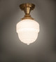 Revival Schoolhouse One Light Semi-Flushmount (259699)