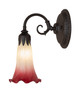 Seafoam/Cranberry One Light Wall Sconce (260471)