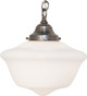 Meyda Tiffany - 261019 - One Light Pendant - Schoolhouse - Antique Nickel