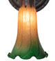 Amber/Green One Light Wall Sconce (261095)