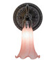 Pink One Light Wall Sconce (261096)