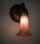 Pink One Light Wall Sconce (261096)