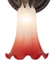 Pink/White One Light Wall Sconce (261098)