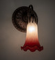 Pink/White One Light Wall Sconce (261098)