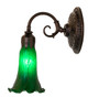 Green One Light Wall Sconce (261100)