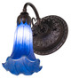 Blue One Light Wall Sconce (261102)