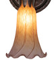 Amber/Purple One Light Wall Sconce (261103)