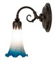 Pink/Blue One Light Wall Sconce (261104)