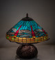 Tiffany Dragonfly Three Light Table Lamp (261259)
