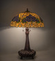 Rose Bouquet Three Light Table Lamp (261315)