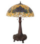 Rose Bouquet Three Light Table Lamp (261315)